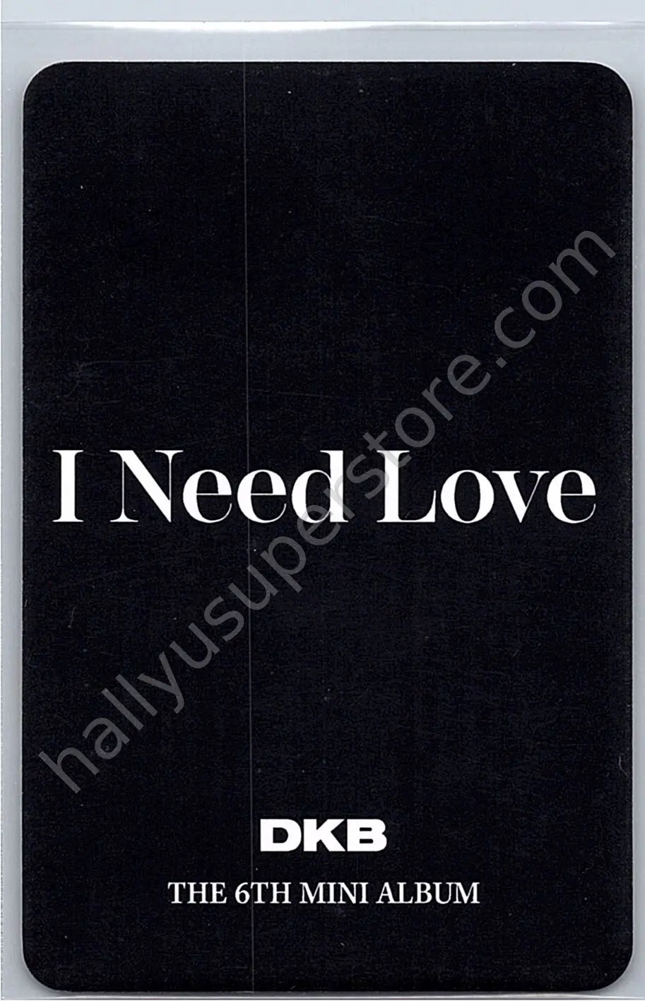 DKB - GK - I Need Love