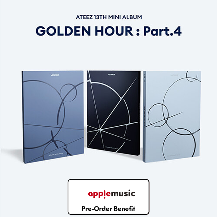 **[Pre-Order]  ATEEZ-GOLDEN HOUR : Part.4 Standard [A+Diary+Z Ver.] (Random/SET)