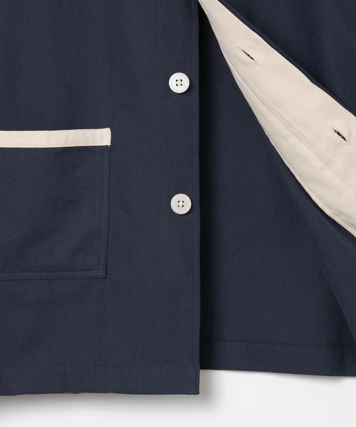 **QWER -Magenta Rockabilly Flared Shirt [Navy]