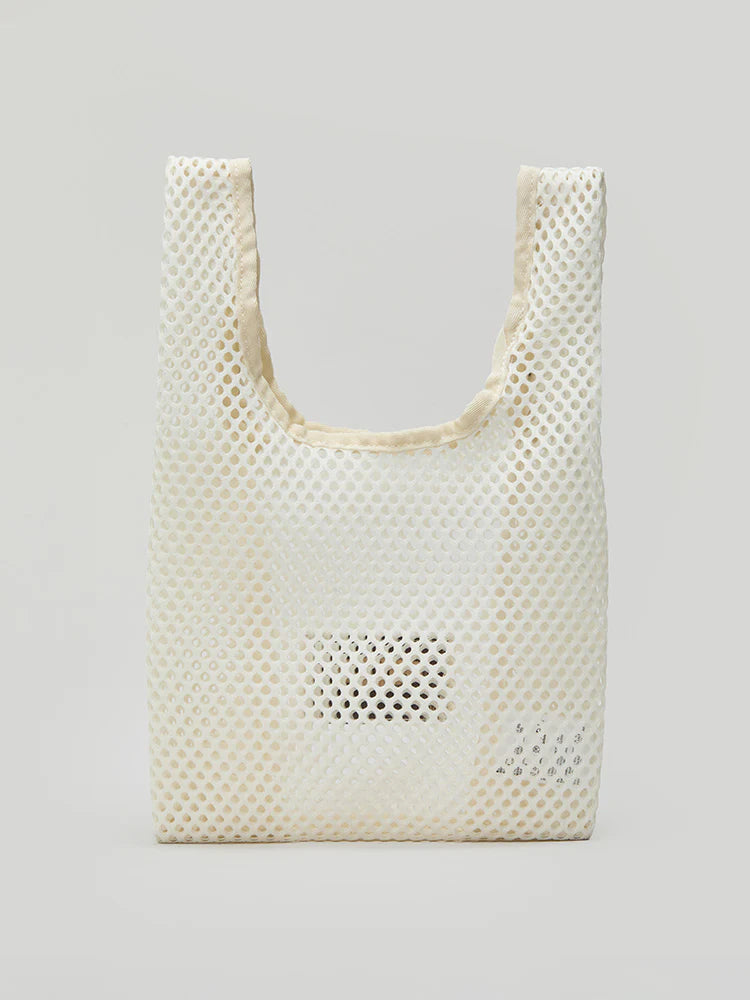 ** COLLER- COLLER Mesh Mini Tote Bag Shade oat cream