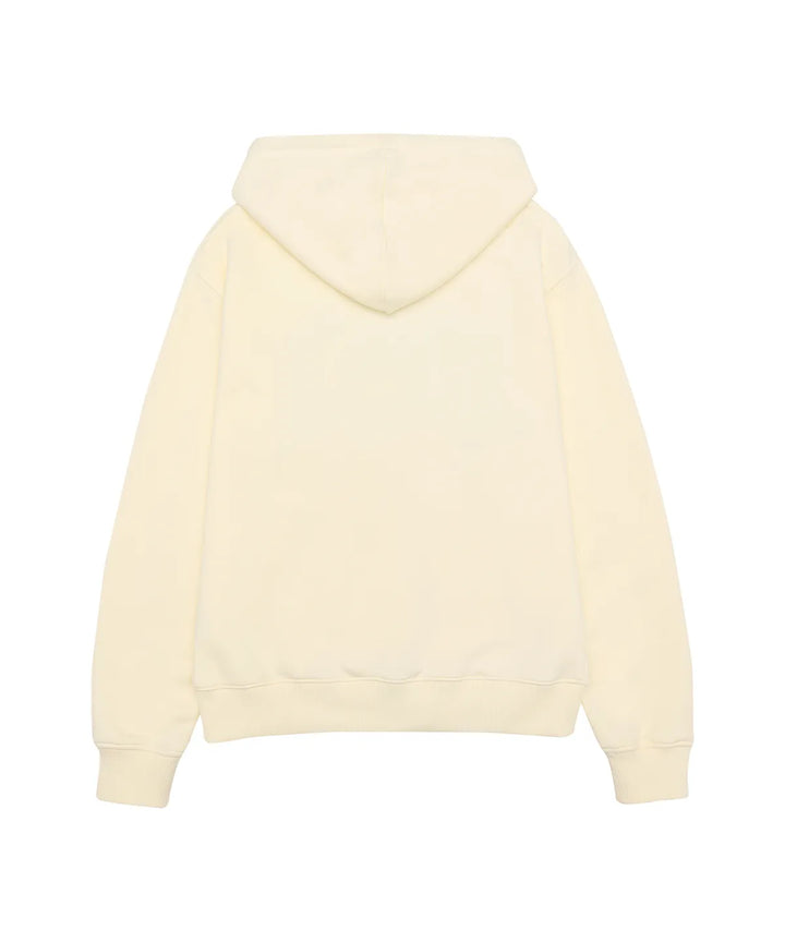 **QWER -Ames-Worldwide  QWER BASIC APPLIQUE HOODIE ZIP-UP CREAM