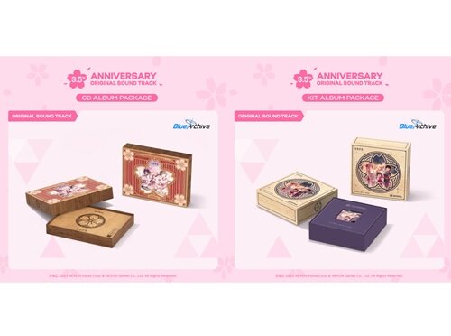 ** BLUE ARCHIVE - 3.5th ANNIVERSARY OST [KIT Album Package + CD ALBUM PACKAGE]]