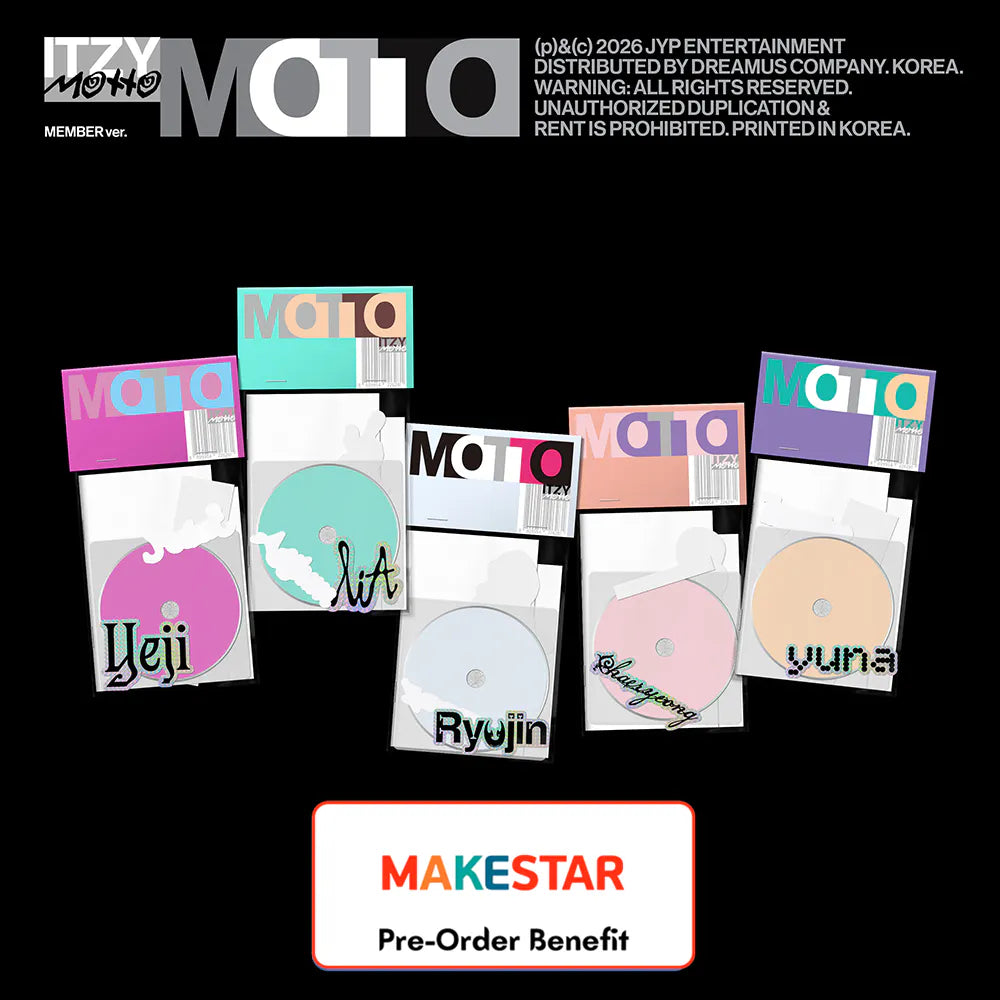 [Pre-Order]  ITZY - Motto (MEMBER Ver.) + Pre-Order Benefit (Choose Version)