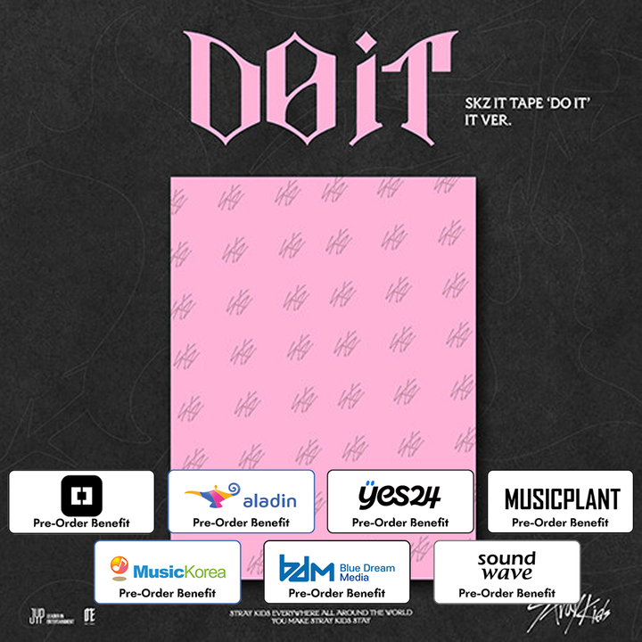 **[Pre-Order] Stray Kids - **[Pre-Order] Stray Kids -SKZ IT TAPE ‘DO IT’ +Pre -Order Benefit (IT VER.)
