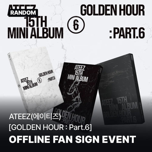 [Hallyu4U - Fansign] (11/22) SoundWave - ATEEZ [GOLDEN HOUR : Part.6] (A / DIARY / Z VER.) [Offline Fansign Event]