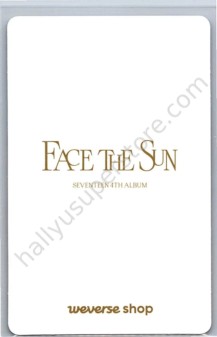 SEVENTEEN - Joshua - Face the Sun pob (pre-order benefit) weverse global shop (wvg)