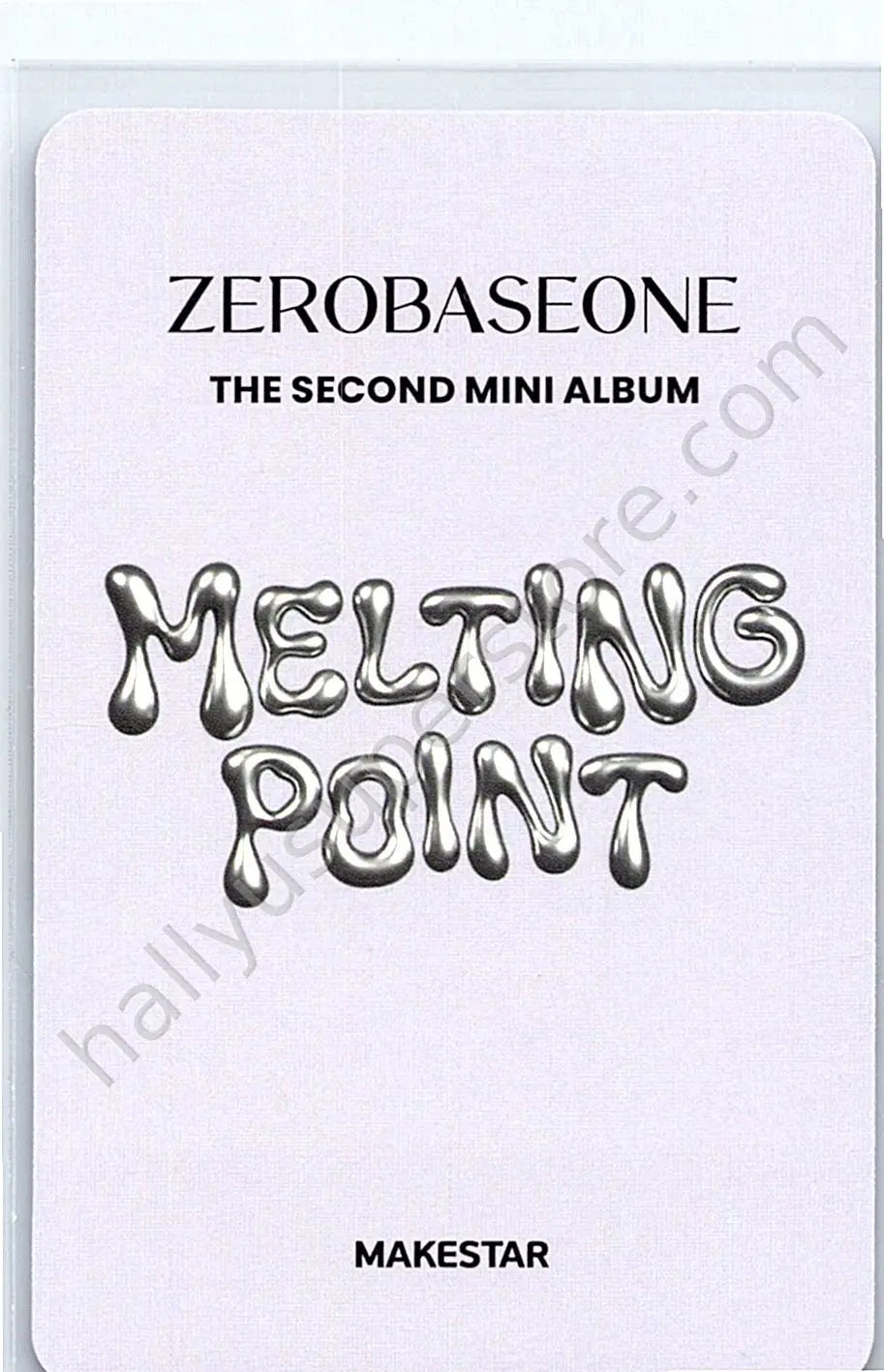 ZEROBASEONE - Hao - Melting Point digipack version lucky draw (LD) makestar round 1