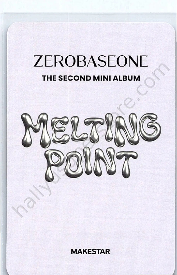 ZEROBASEONE - Hao - Melting Point digipack version lucky draw (LD) makestar round 1
