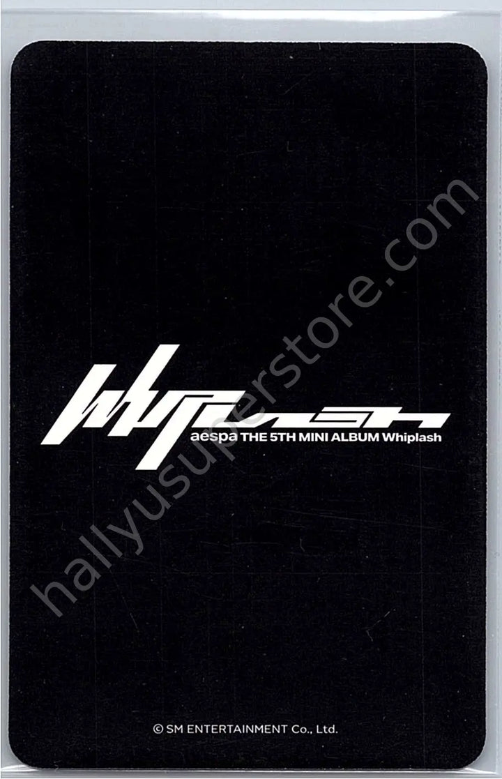 aespa - Winter - Whiplash lucky draw (LD) pop-up store smtown &amp; store speed version