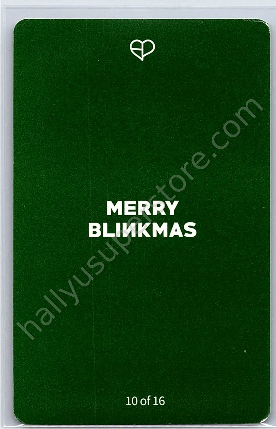 BLACKPINK - Lisa - BPTG - Christmas Edition merch photocard set