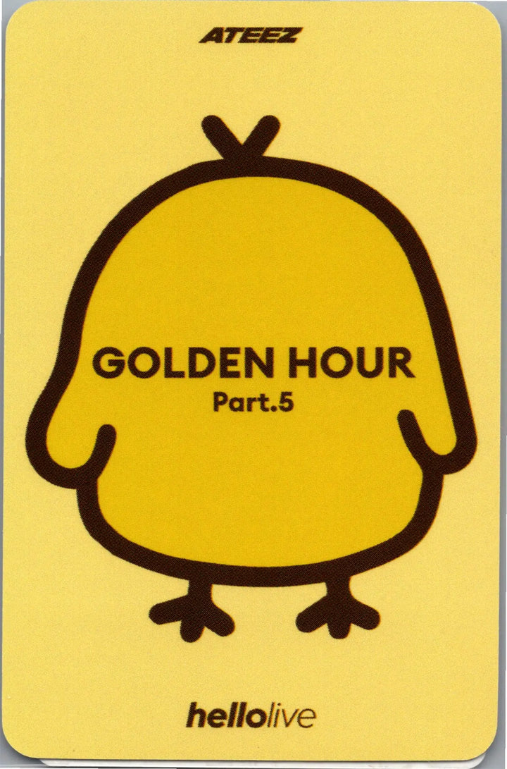 ATEEZ "GOLDEN HOUR : Part.5" - Hellolive Fansign Event Photocard (DIGIPACK Ver.) [26.07.22]