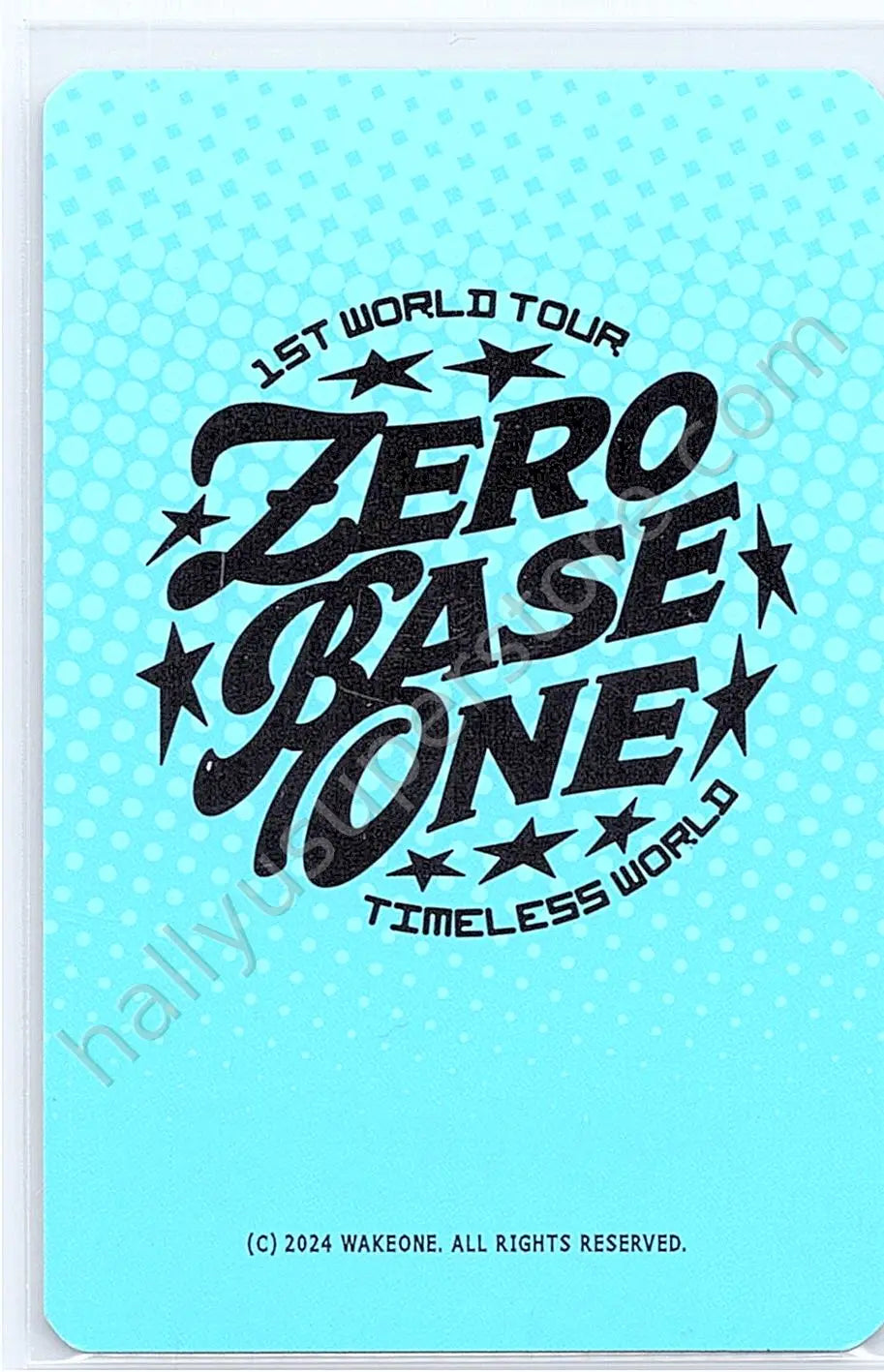 ZEROBASEONE - Hao - 2024 The First Tour [Timeless World] B version trading card