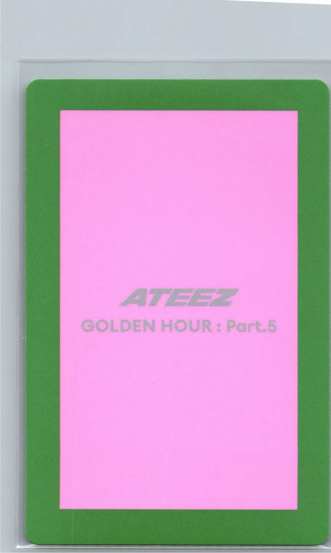 ATEEZ "GOLDEN HOUR : Part.5" - Official Photocard (Z ver.) [26.06.26]