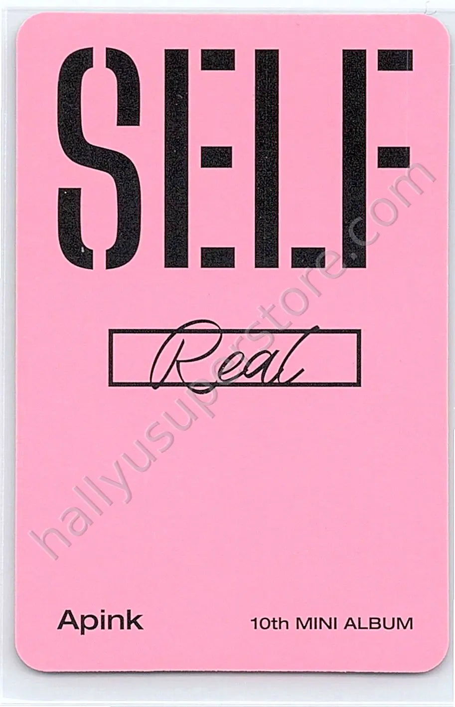 Apink - Chorong - Apink - Chorong - SELF Album album photocard real version