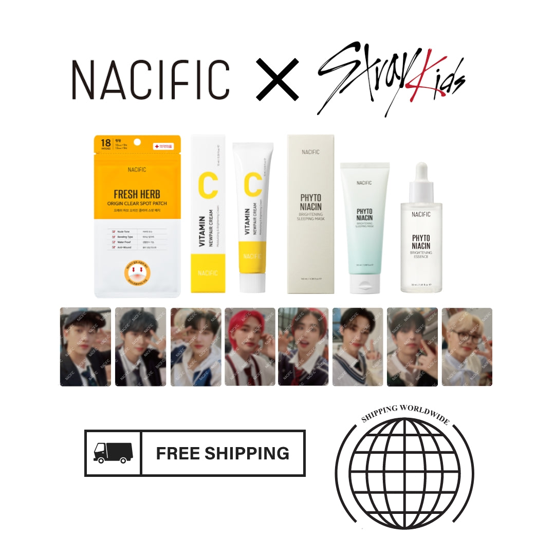 Stray Kids X NACIFIC - Phyto Brightening Package - HALLYUSUPERSTORE