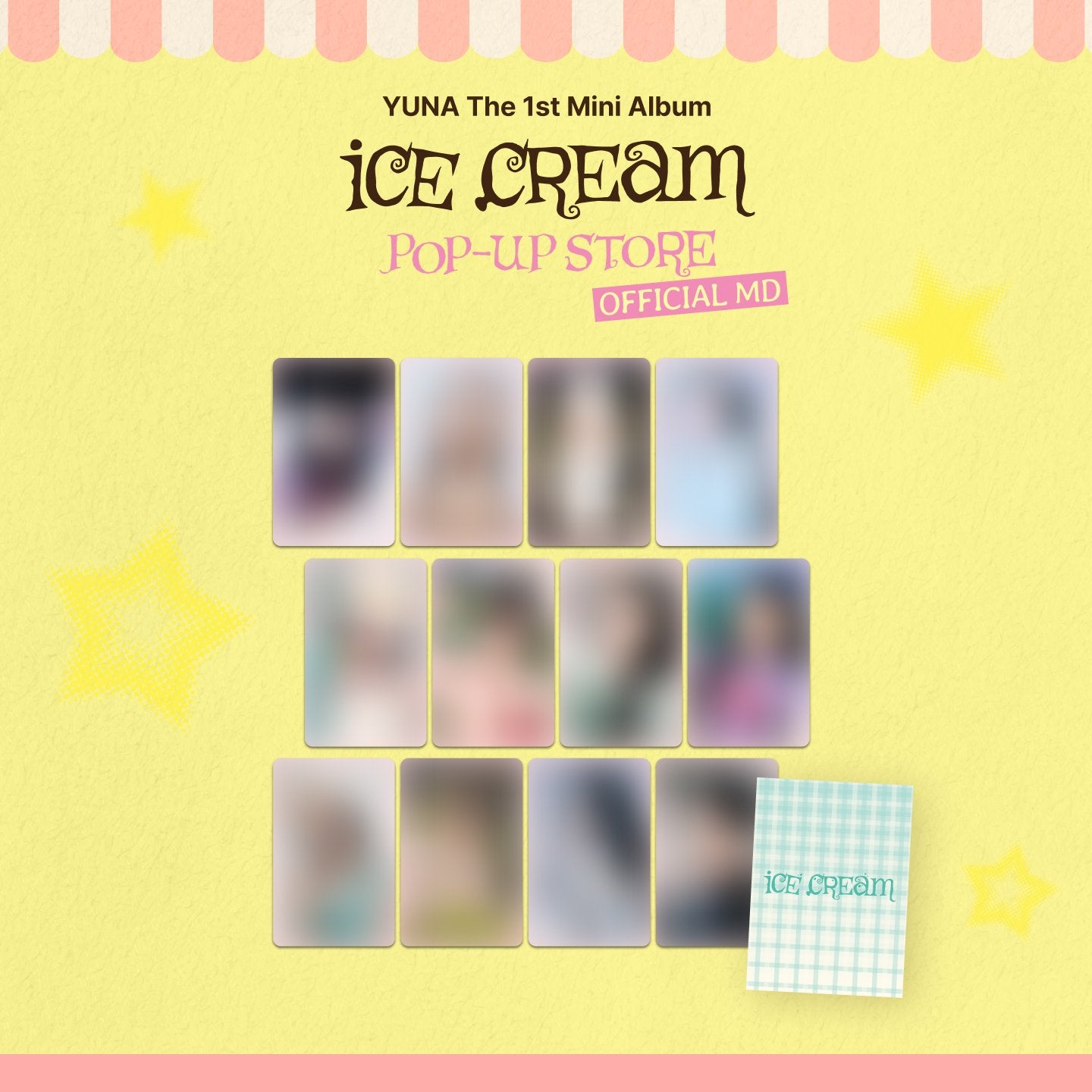 [ITZY] TRADING CARD - YUNA <Ice Cream> POP-UP STORE
