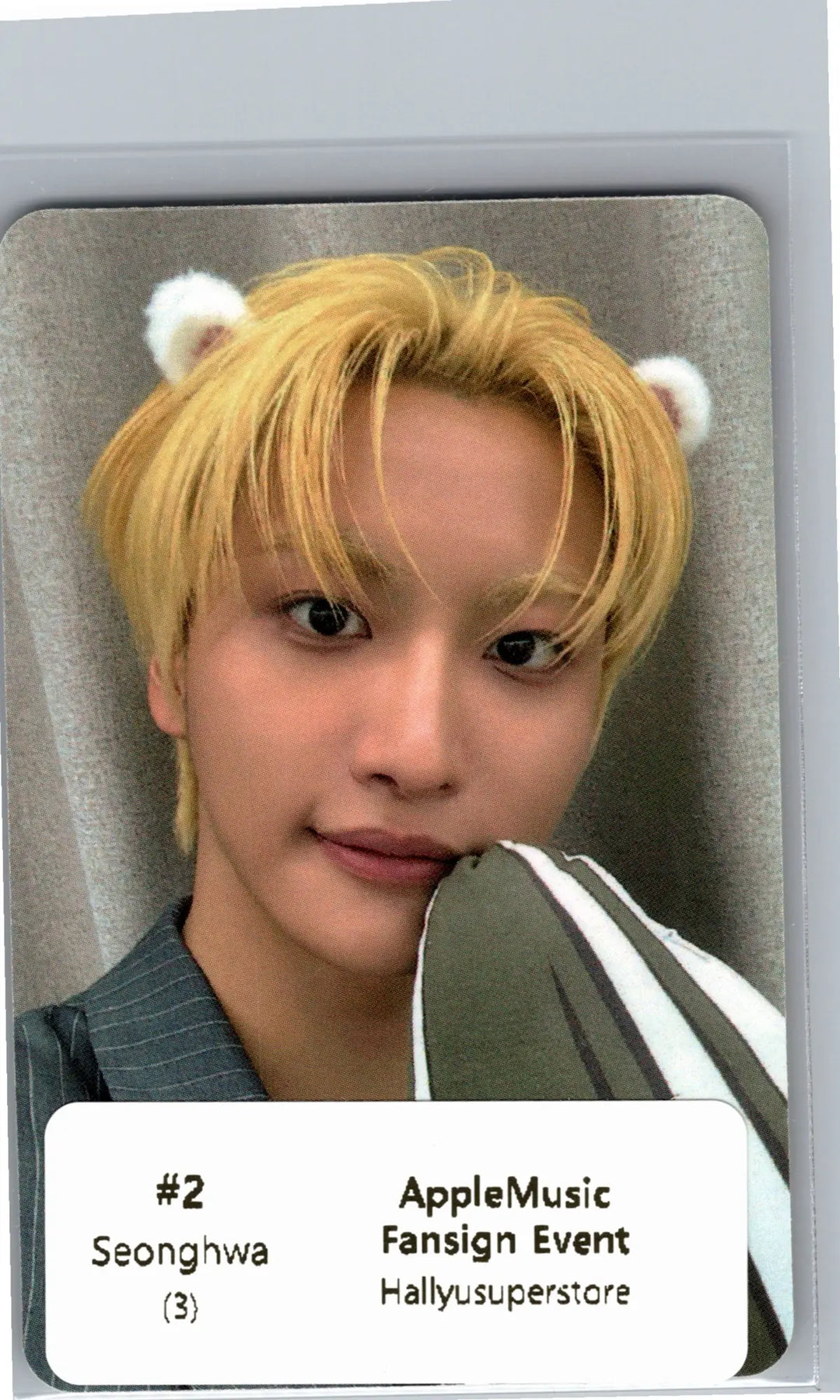 ATEEZ "GOLDEN HOUR : Part.5" - Apple Music Fansign Event Photocard (DIGIPACK Ver.) [26.07.02]