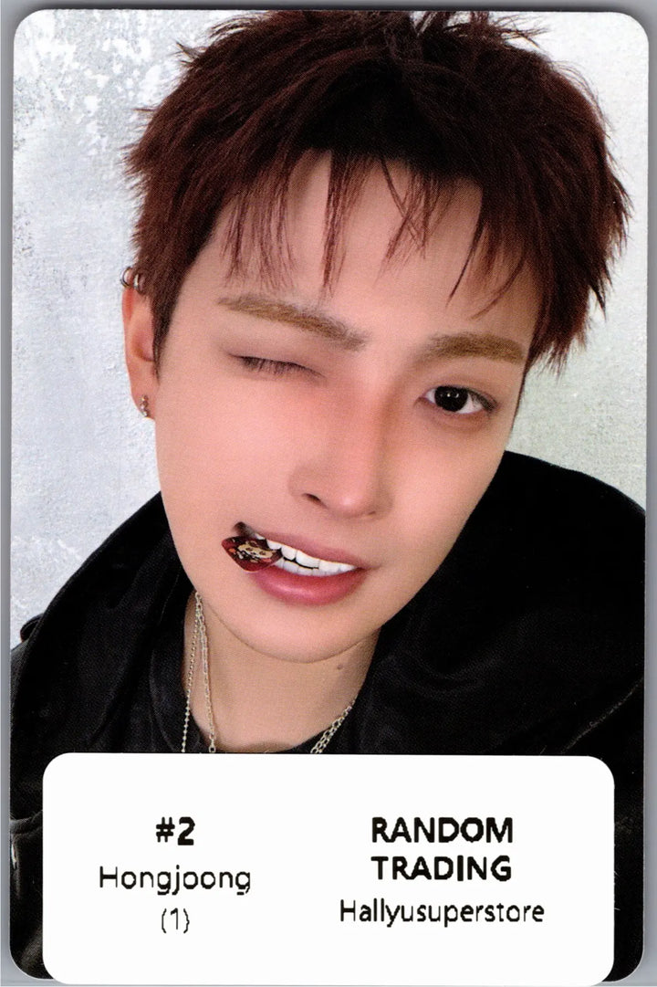 ATEEZ - "MIGHTEEZ Rock The Stage" POP-Store Random Trading Photocard [26.09.18]