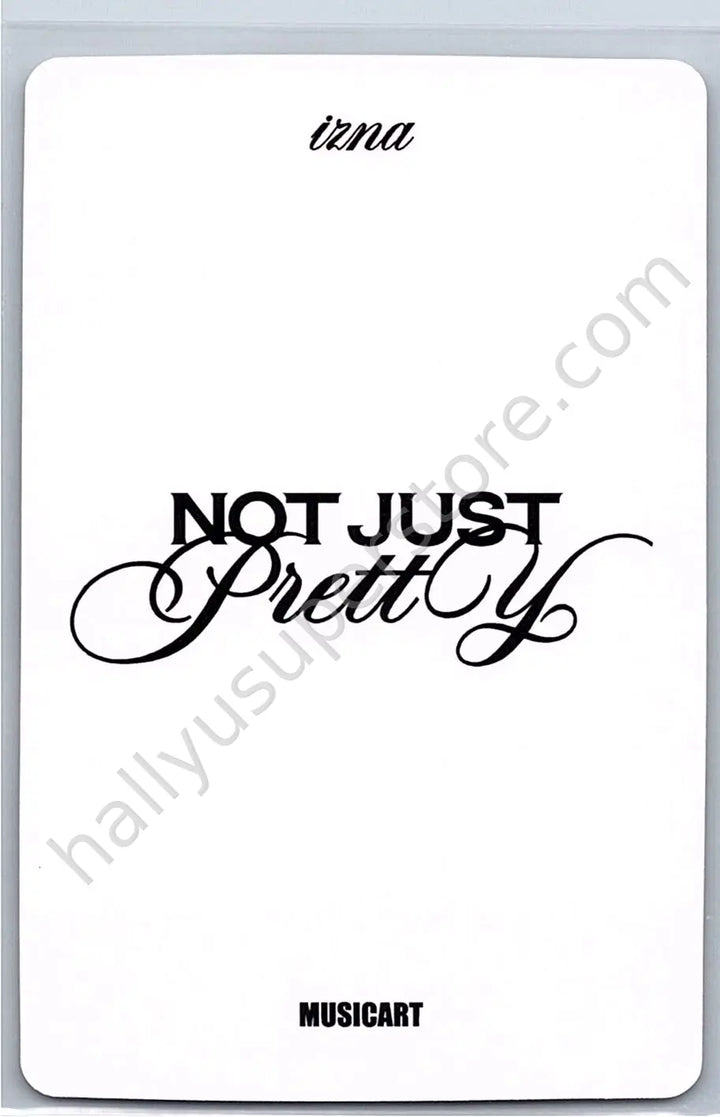 izna - Bang Jeemin - Not Just Pretty photobook version round 2 starriver video call (fancall)