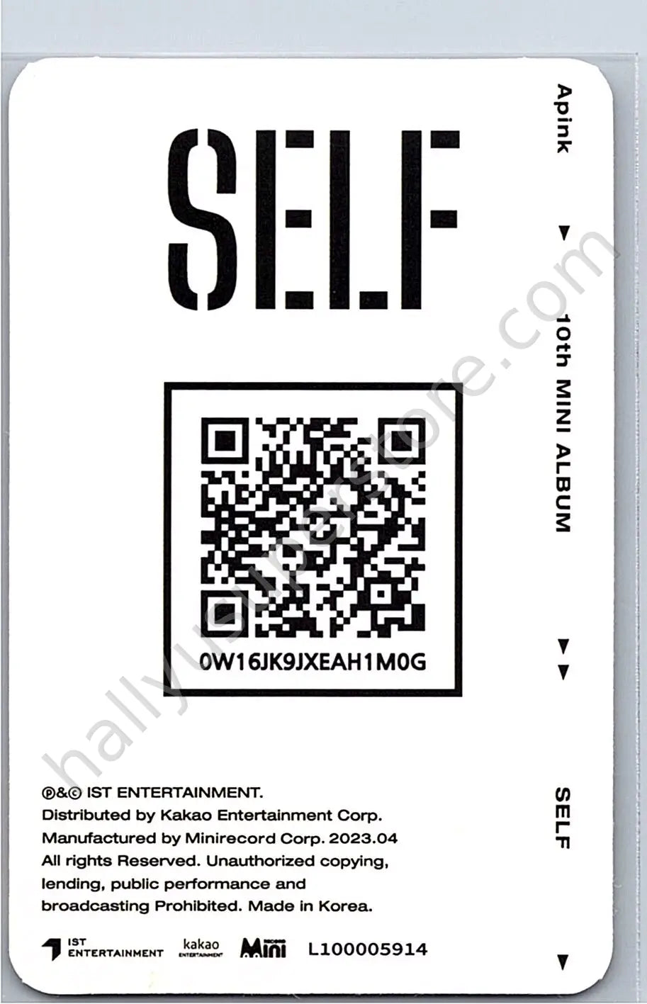 Apink - Namjoo - SELF (10th Mini Album)