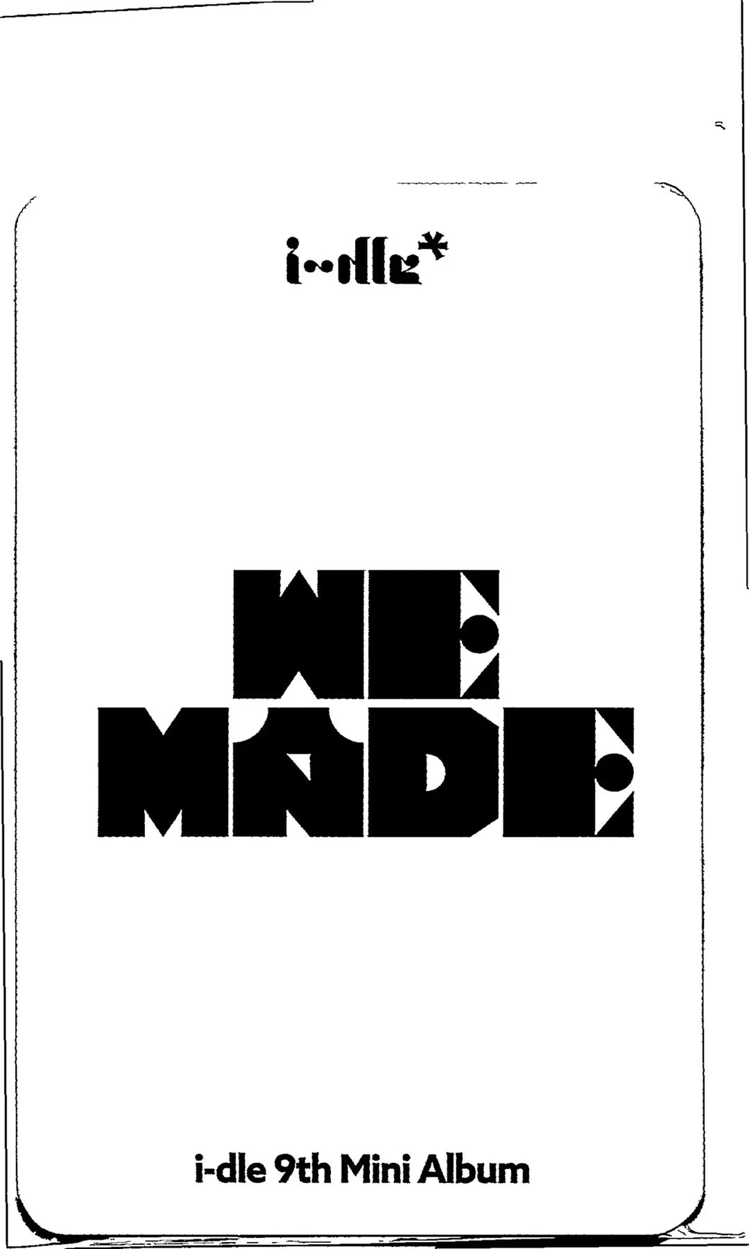 I-DLE "We made" - Olive Young Event Photocard [26.07.07]