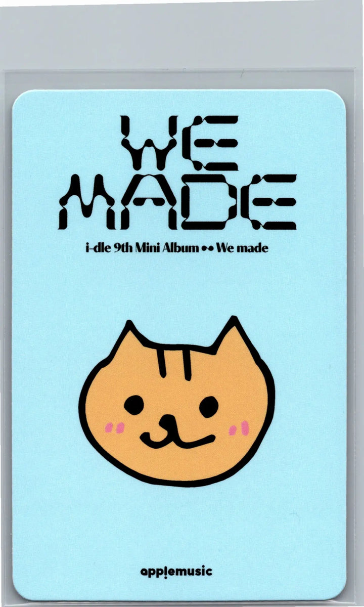 I-DLE "We made" - Apple Music Lucky Draw Event Photocard, Polaroid type Photocard [26.07.09]