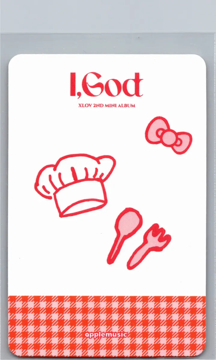 XLOV "I,God"- Apple Music Fansign Event Photocard [26.06.12]