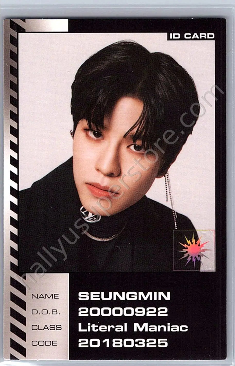 Stray Kids - Seungmin - Oddinary album photocard id card standard version