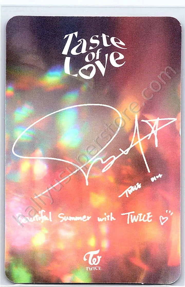 TWICE - Mina - Taste of Love album photocard