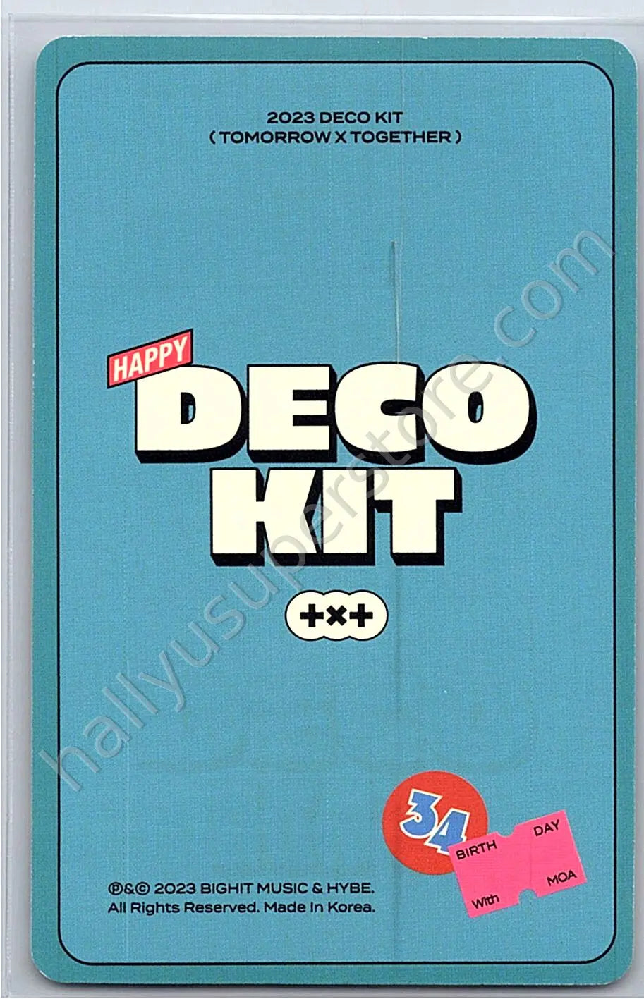 TOMORROW X TOGETHER - Beomgyu - TXT Deco Kit 2023 photocard set