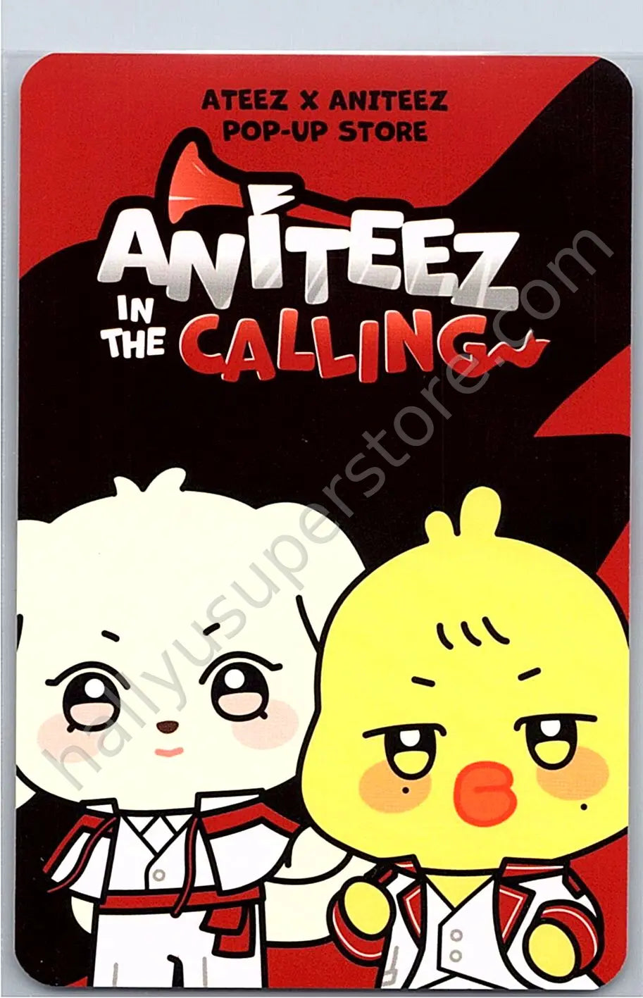 ATEEZ - Unit - ANITEEZ IN THE CALLING A version trading card version 6