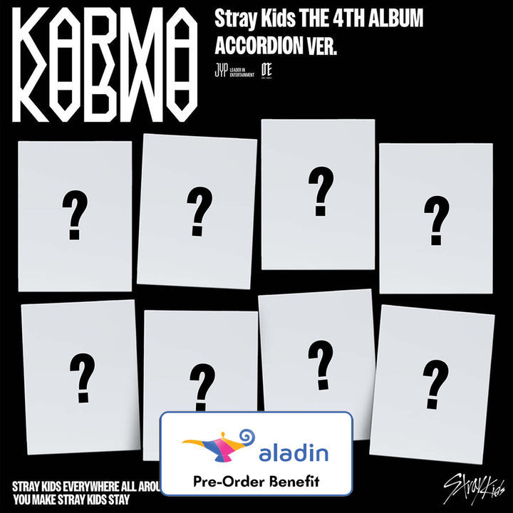 **[Pre-Order] Stray Kids - 4th Album "KARMA" [ACCORDION Ver.] +Pre -Order Benefit