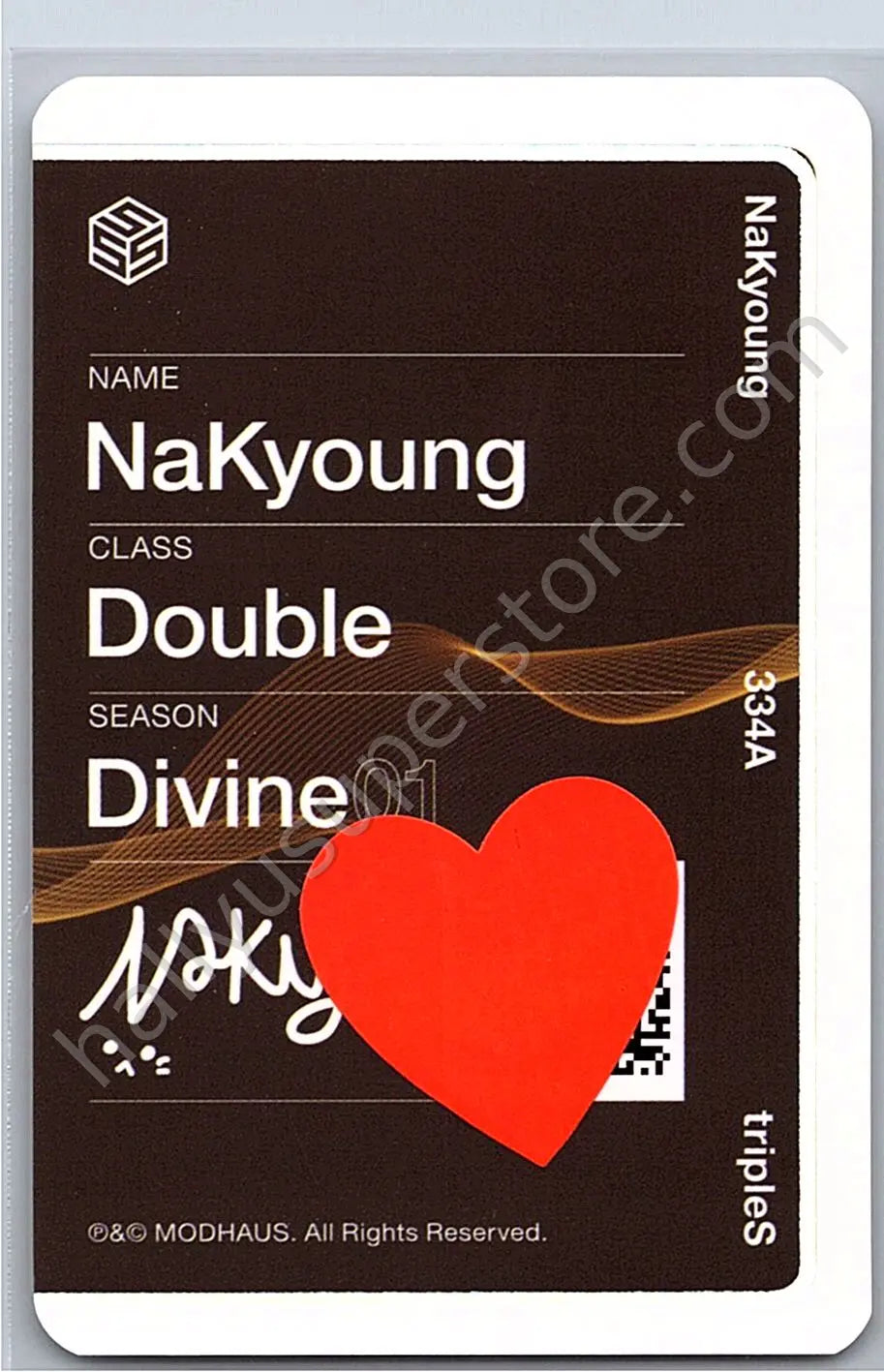 tripleS - Nakyoung - Performante album photocard objekt music album