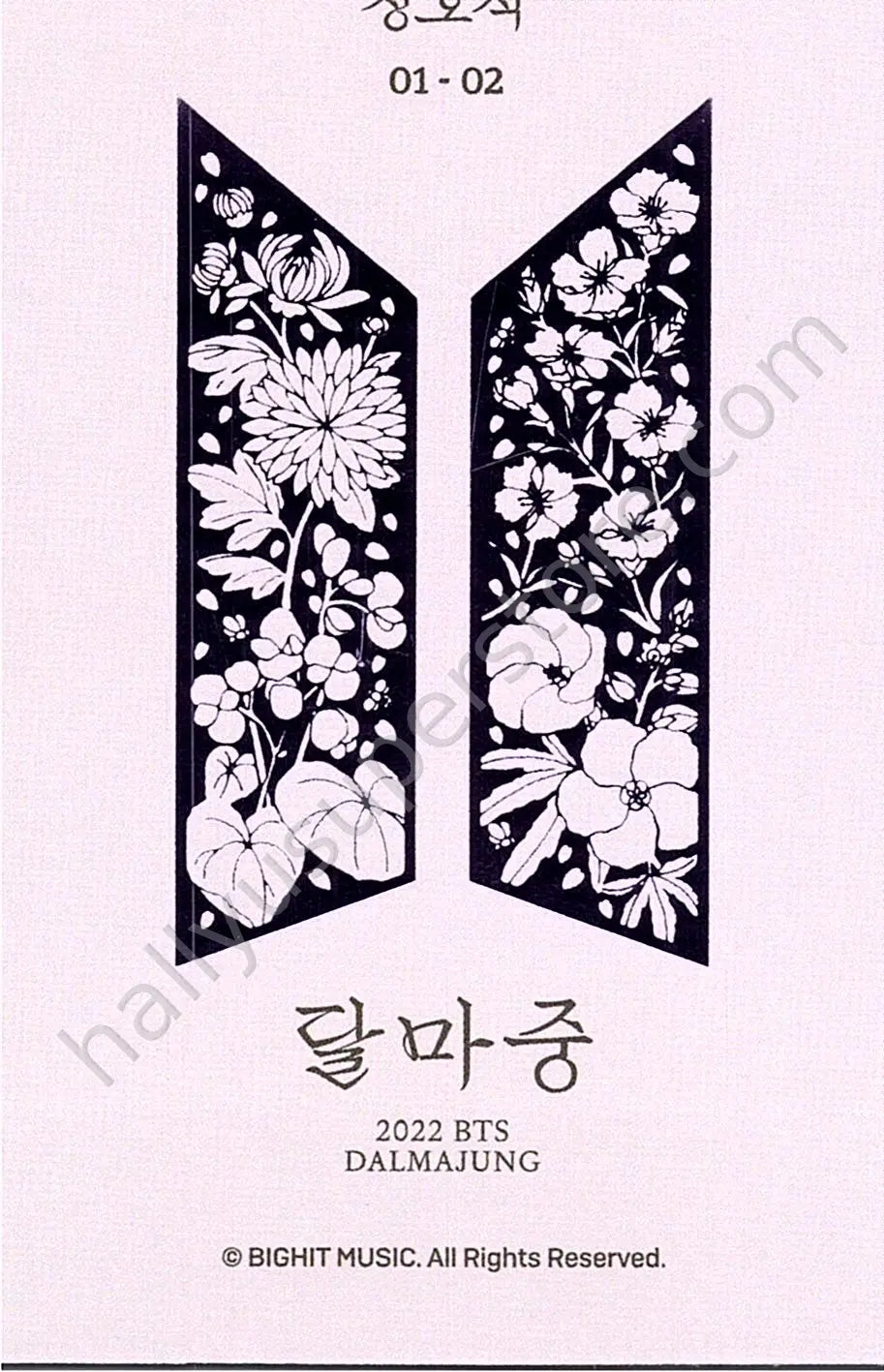 BTS - j-hope - Dalmajung 2022 1/2 mini photocard special version