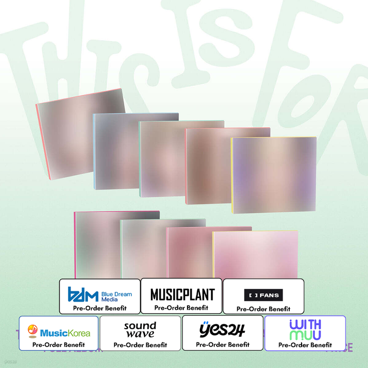 **[Pre-Order] TWICE - 4th ALBUM "THIS IS FOR CONFETTI" + Pre-Order Benefit [Digipack ver.]