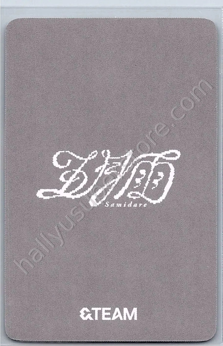 &amp;TEAM - Yuma - Samidare holographic (hologram) pob (pre-order benefit) ums japan (universal music store)