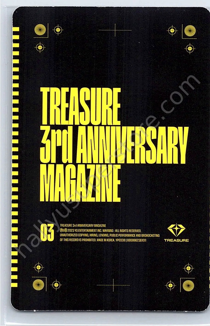 TREASURE - So Junghwan - 3rd Anniversary Magazine photocard set