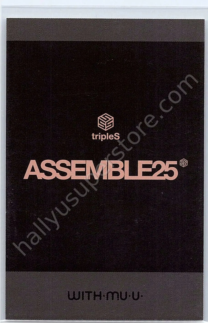 tripleS - Shion - Assemble25 fansign polaroid