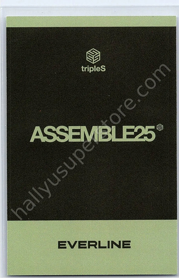 tripleS - Chaeyeon - Assemble25 everline fansign polaroid