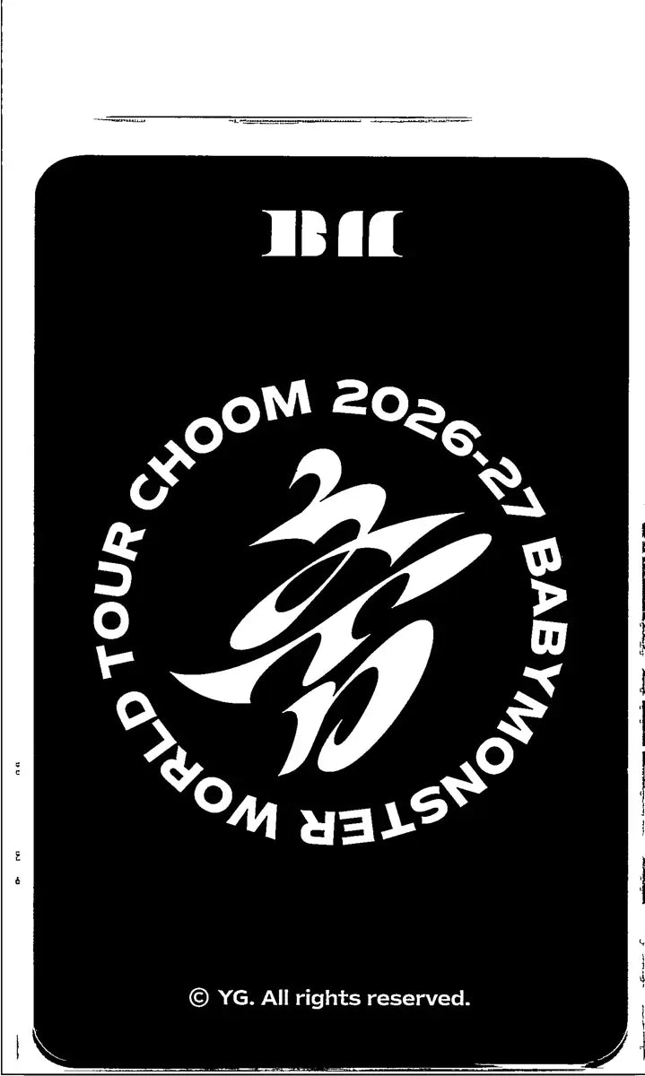 BABYMONSTER -"2026-27 BABYMONSTER WORLD TOUR" [CHOOM] Pop-Up Store Random Trading Photocard (2) [26.06.22]