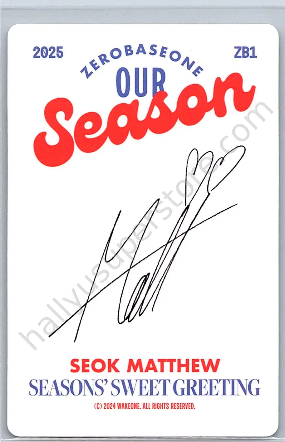 ZEROBASEONE - Matthew - 2025 Seasons Greetings &