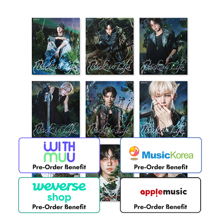 ** [Pre-Order] &TEAM - 1st Mini Album "Back to Life" + Lucky Draw Event (ROAR ver.)(Choose Version)
