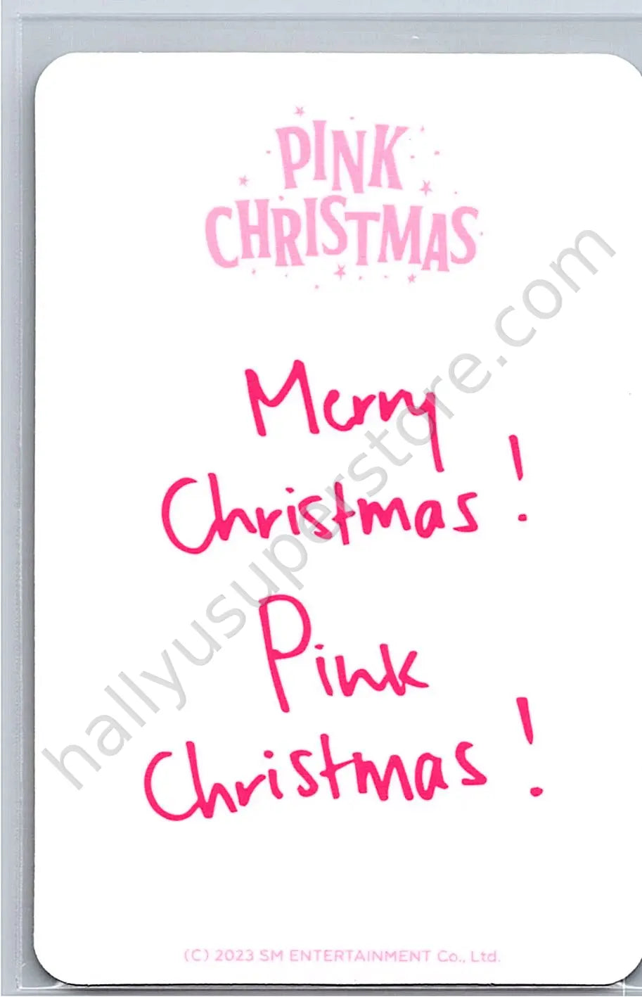 aespa - Giselle - Pink Christmas (All) 2023 version random pack trading card