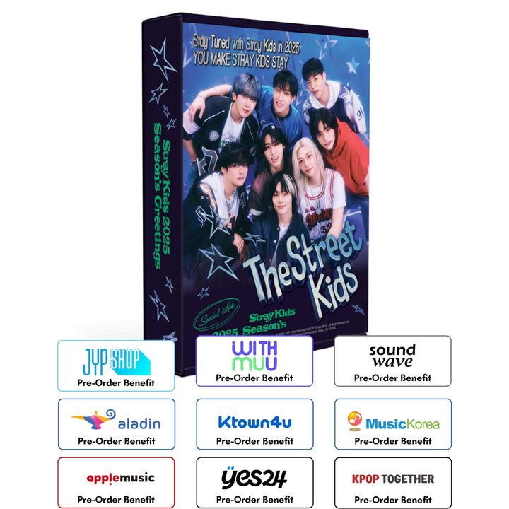 [Pre-Order] Stray Kids 2025 Season’s Greetings [The Street Kids] + Pre-Order Benefit