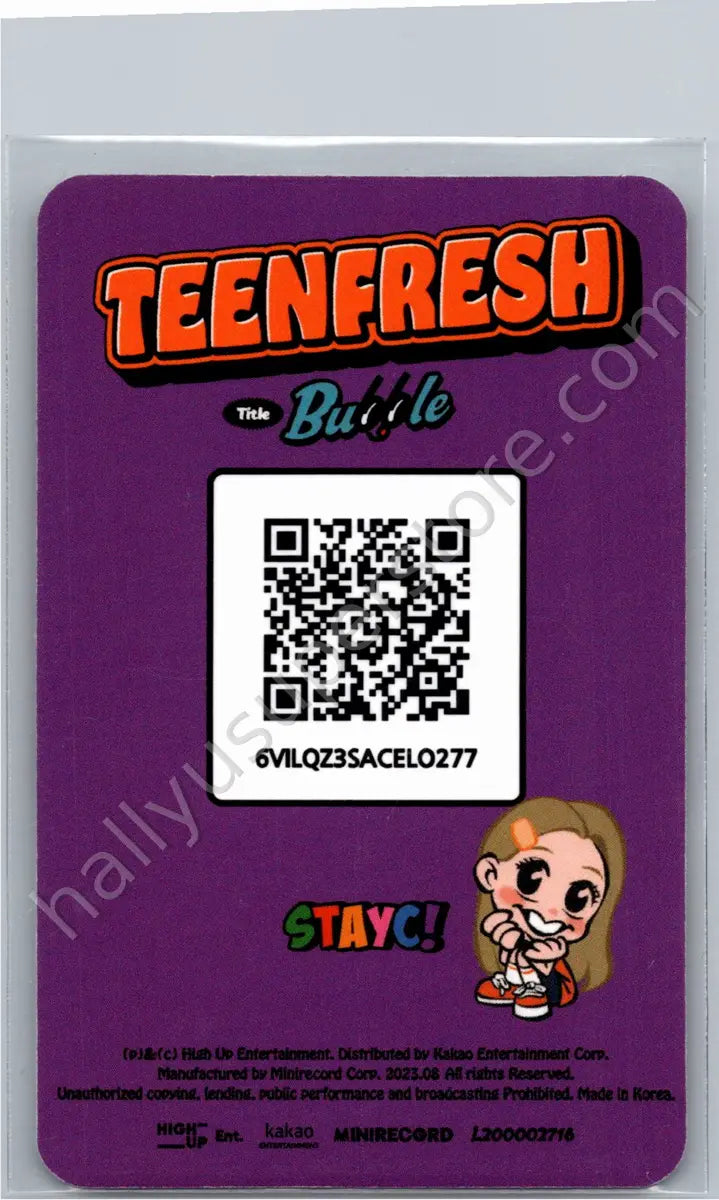 STAYC - J - TEENFRESH