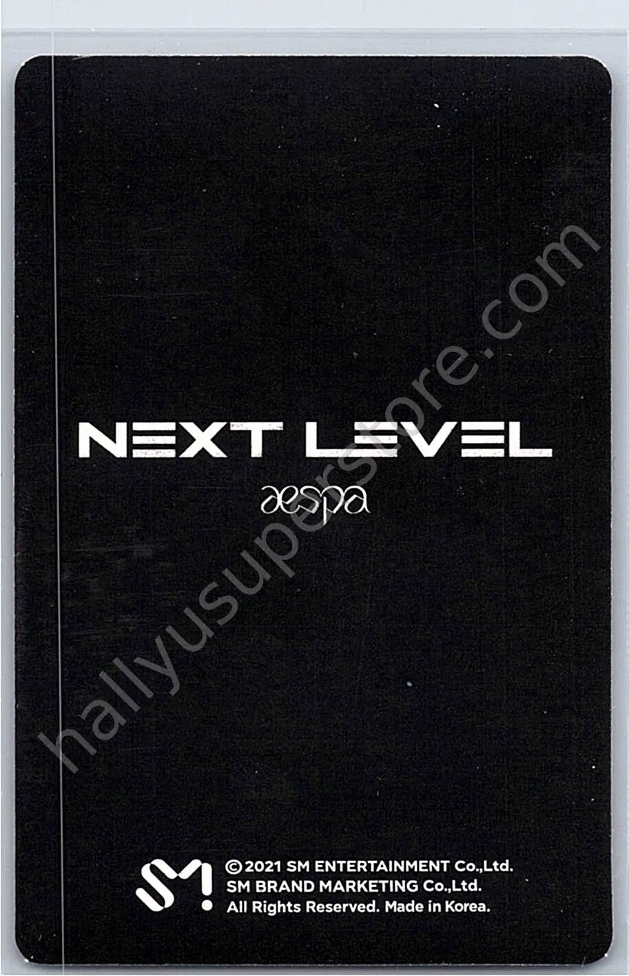 aespa - Ningning - Next Level magnet merch photocard