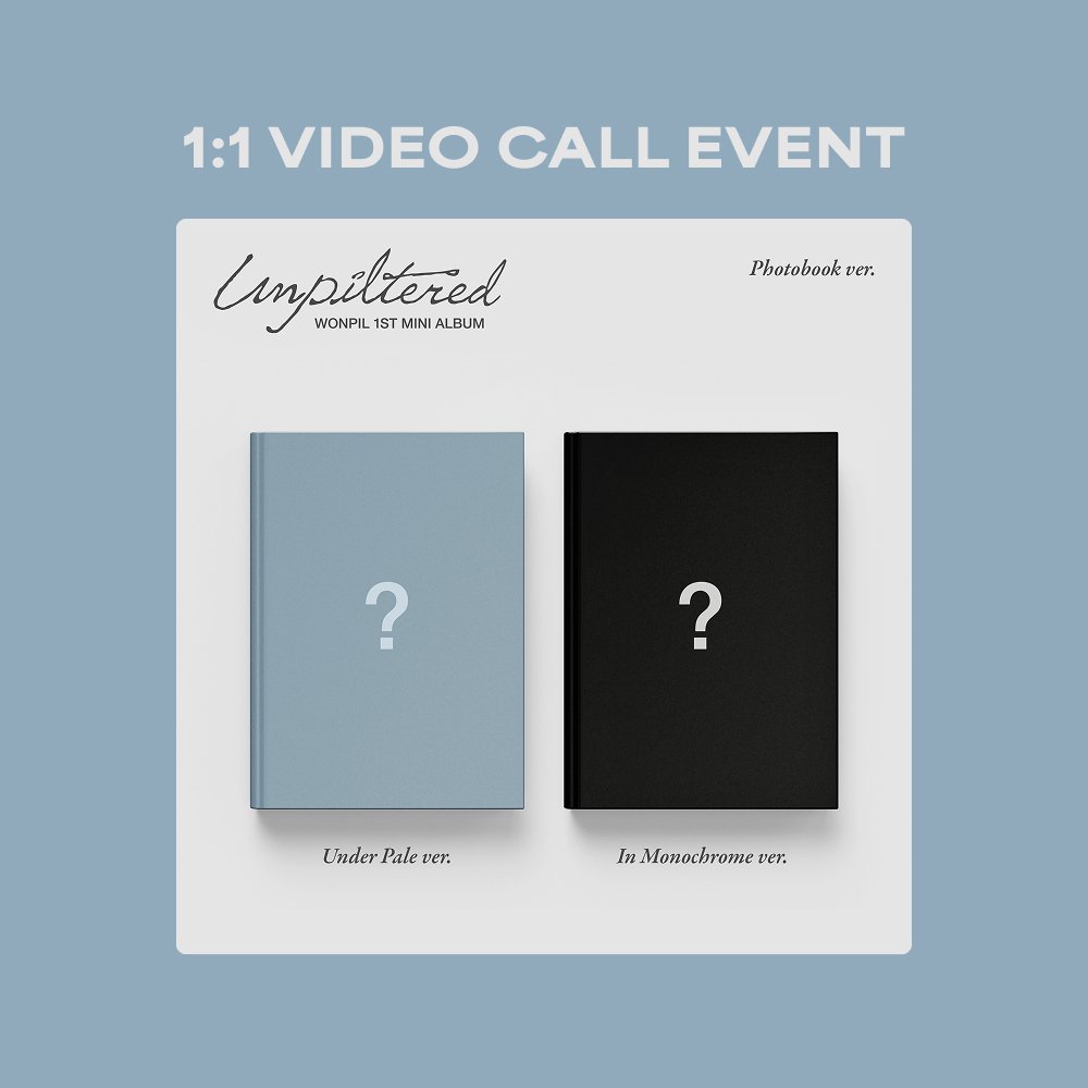 [DAY6] [VIDEO CALL EVENT] WONPIL 1ST MINI ALBUM Unpiltered (Photobook Ver.)