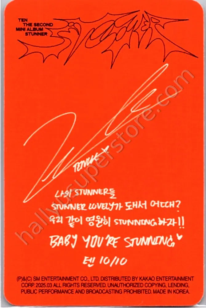 NCT - Ten - Stunner