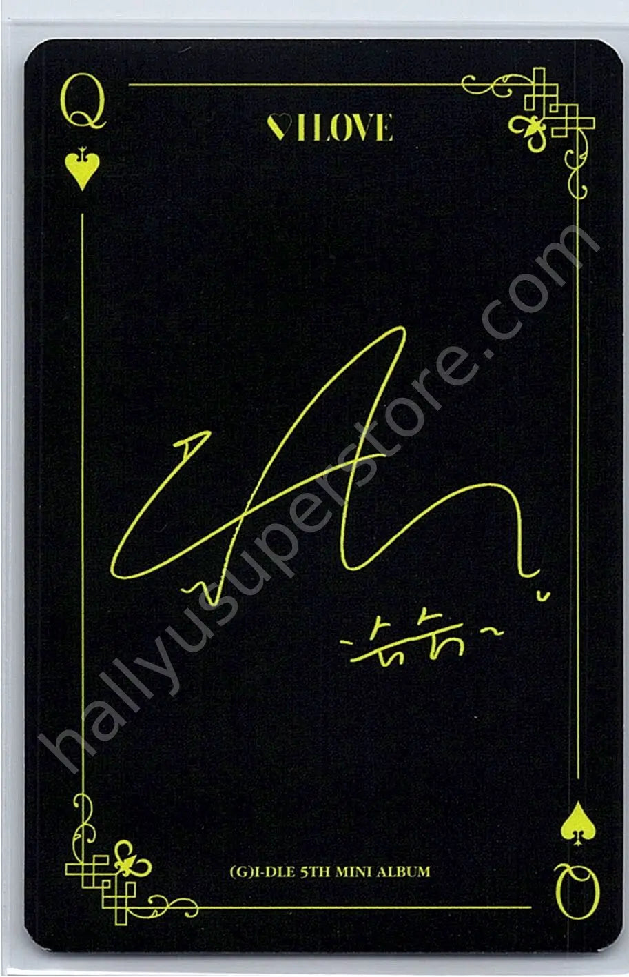 i-dle - Shuhua - (G)I-DLE - Miyeon - I Love Album standard version album photocard