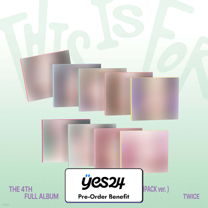**[Pre-Order] TWICE - 4th ALBUM "THIS IS FOR CONFETTI" + Pre-Order Benefit [Digipack ver.]